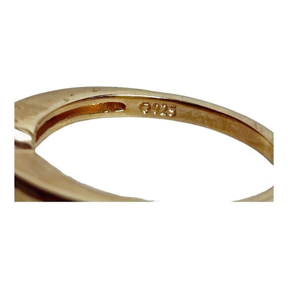 GP Sterling Silver 925 Solitaire Round Cut Cubic Zirconia Ring Size 7.75 Jewelry - Picture 2 of 5